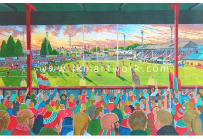 Cougar Park Stadium Fine Art Print - Keighley Cougars Rugby League